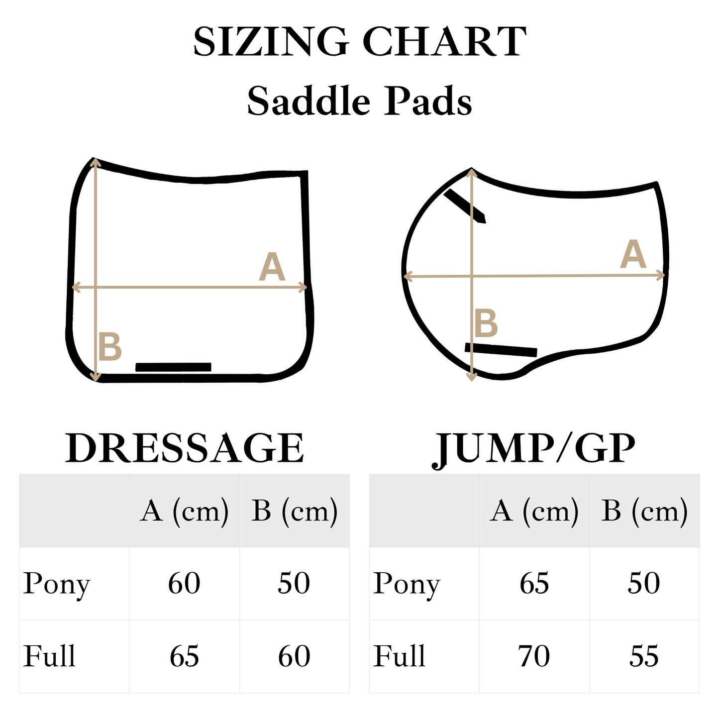 Dressage Saddle Pad - Honolulu