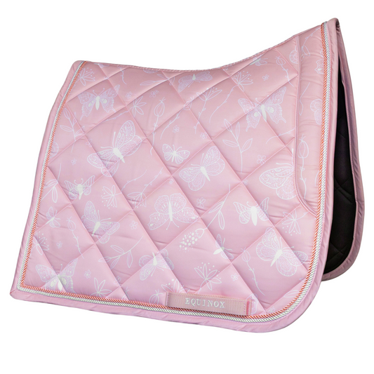 Dressage Saddle Pad - Blush Butterfly