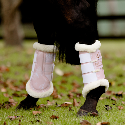 Brush Boots - Blush Butterfly